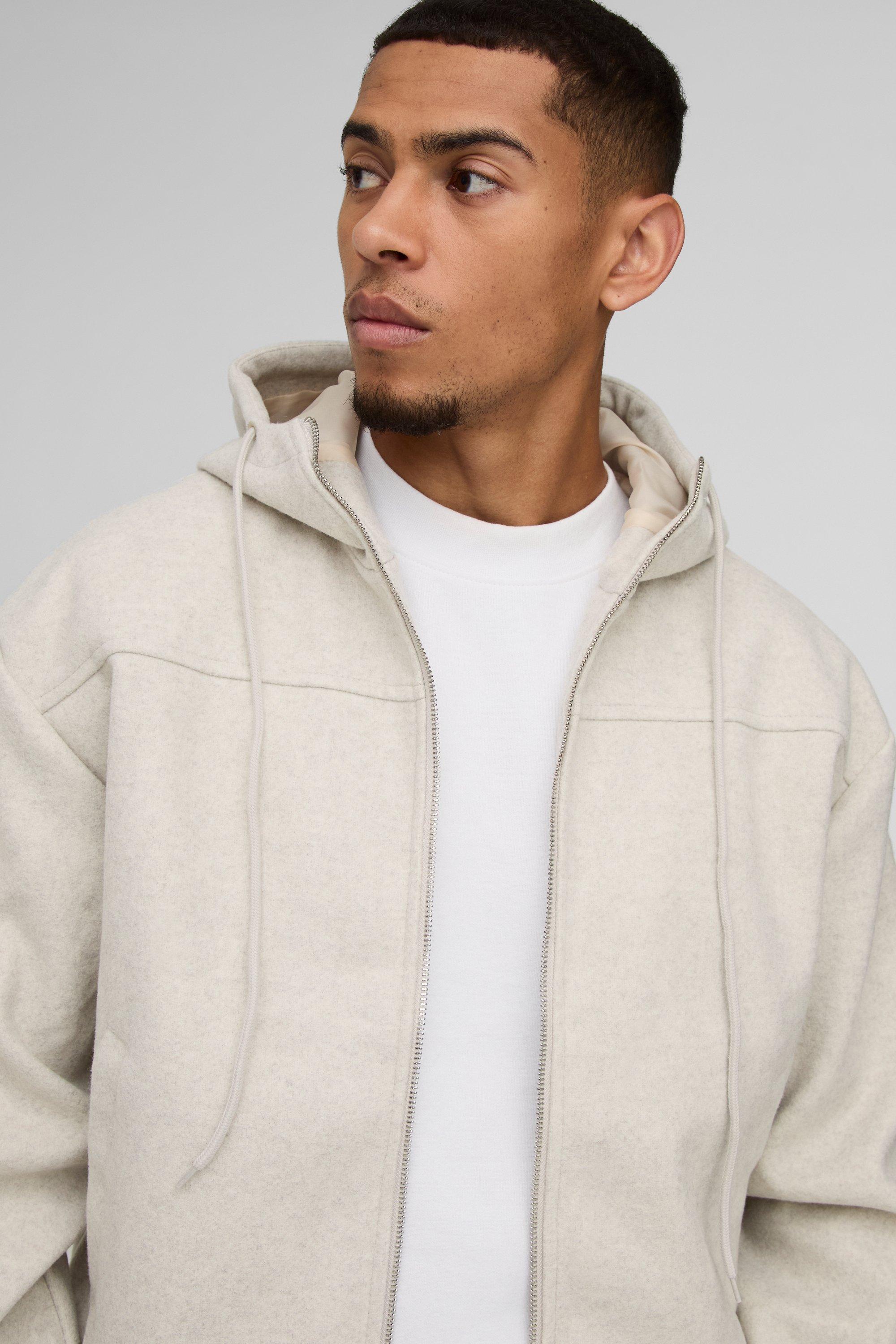 Boohoo hooded jacket clearance