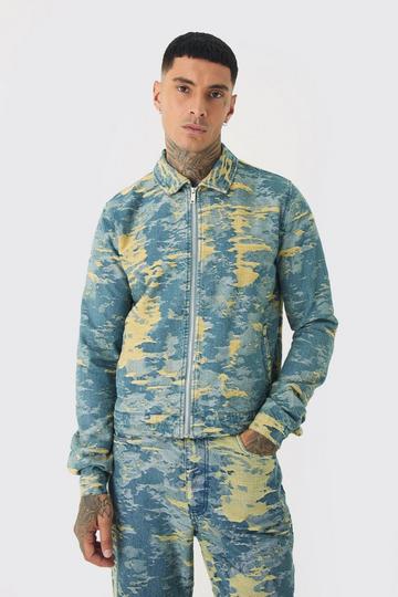 Tall Harrington Spijkerjas antique wash