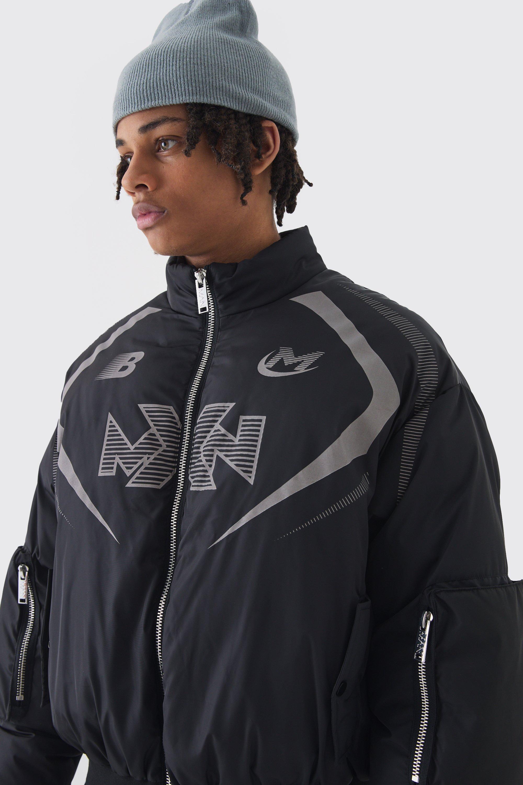 Moto puffer jacket on sale