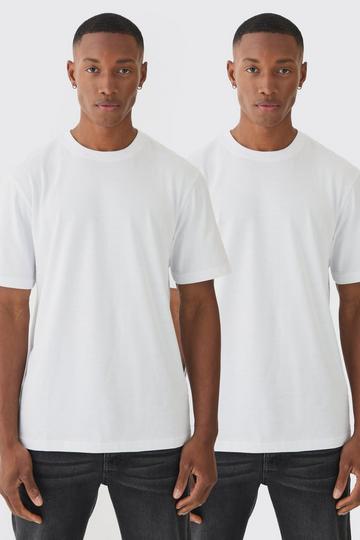 2 Pack Basic T-shirt white