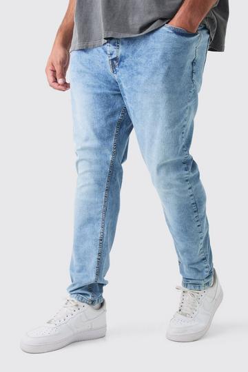 Plus Super Skinny Stretch Jean light blue