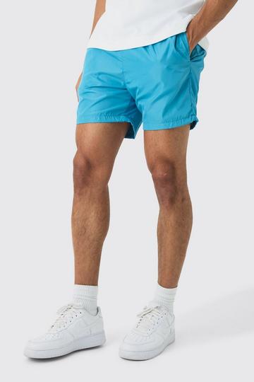 Elastic Waist Toggle Short light blue