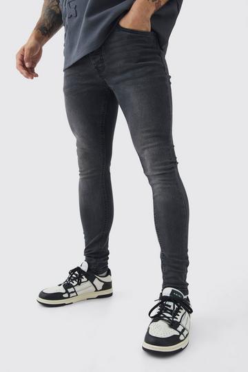 Super Skinny Stretch Jean In Charcoal charcoal