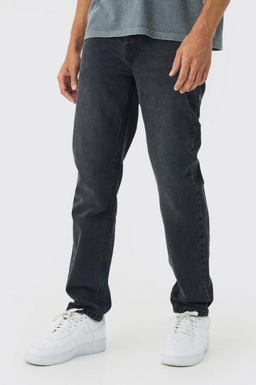 Straight Rigid Jean In Charcoal charcoal