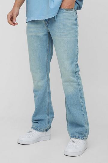 Slim Rigid Flare Jean In Antique Blue antique blue