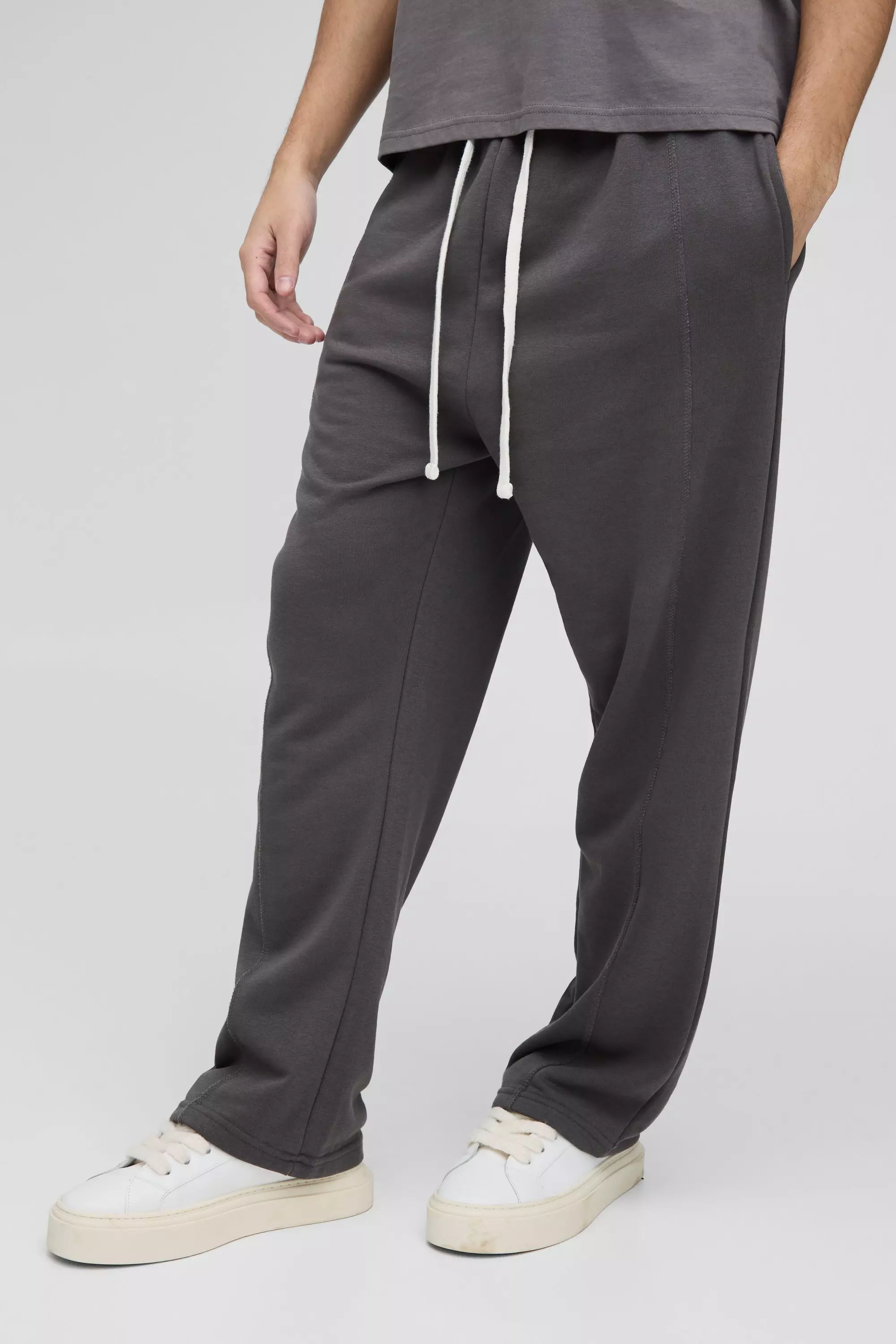 Loose Fit Drop Crotch Loopback Jogger