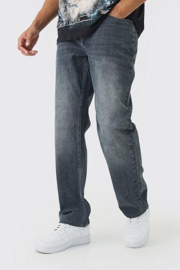 Jean large en gris moyen mid grey