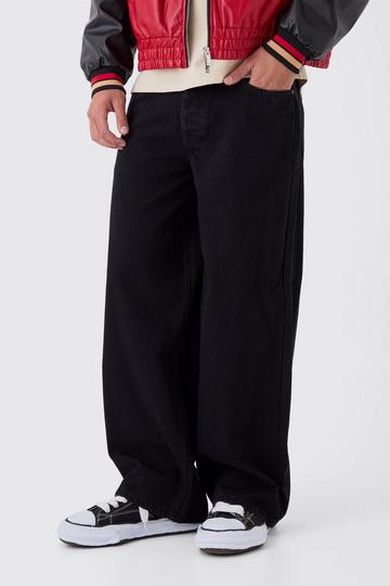 Baggy Rigid Jean In True Black true black