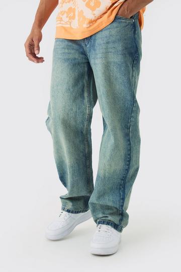 Baggy Rigid Jean In Antique Blue antique blue