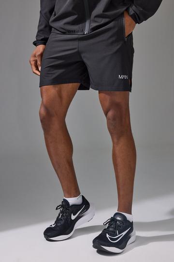 Black Man Active Stretch Ripstop Regular Fit 5inch Short