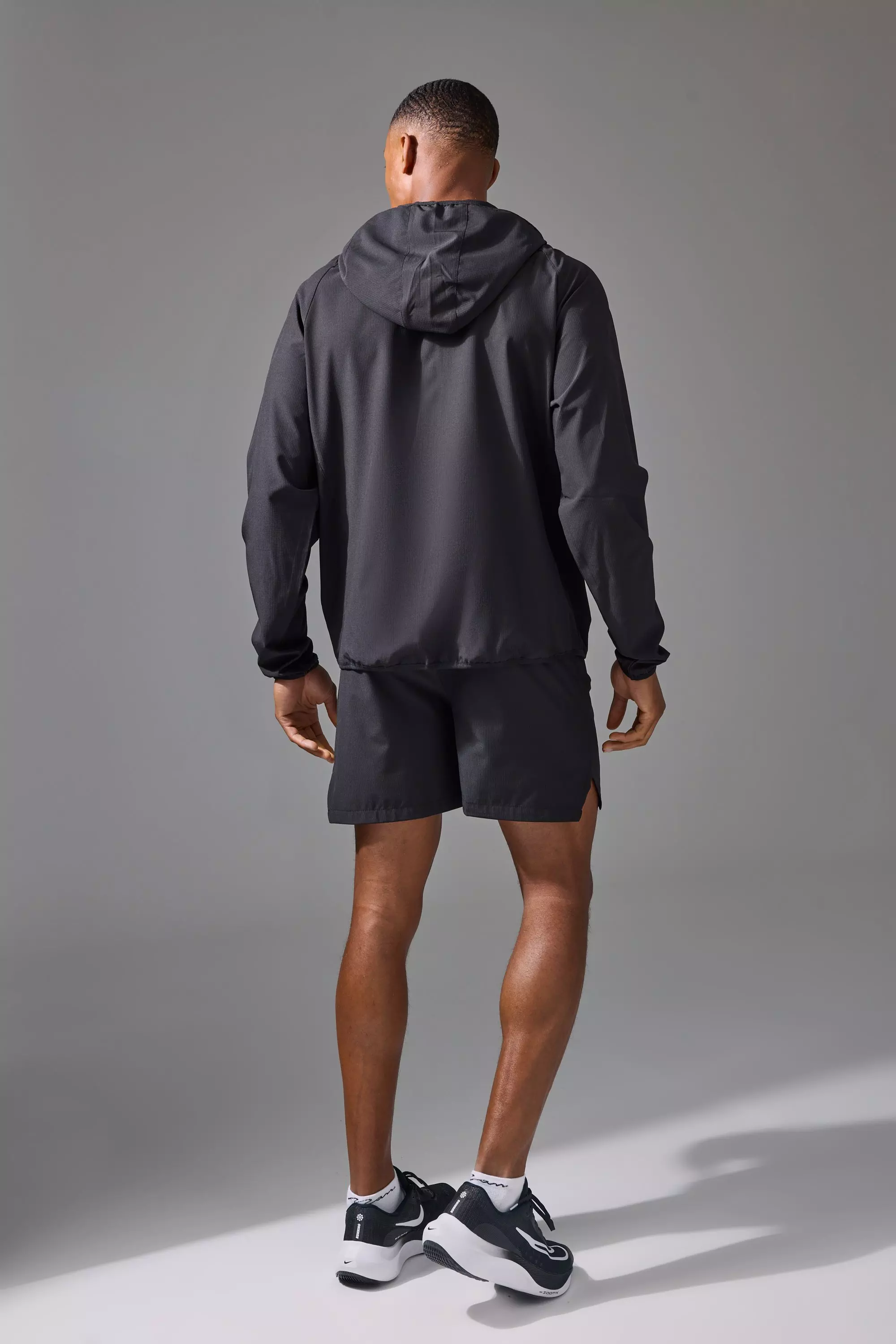 Black Man Active Stretch Ripstop Regular Fit 5inch Short alternative image