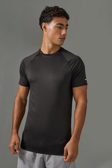 Man Active Performance Pro Muscle Fit Gym T-shirt black