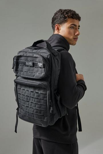 Man Active Training Dept Gym Tactical Backpack black