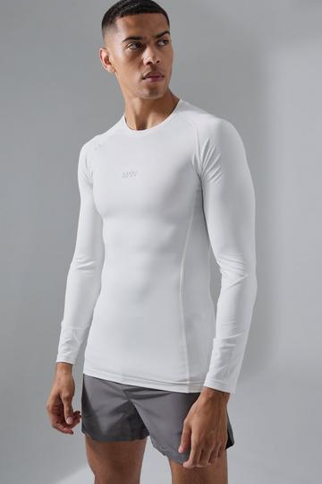 White Man Active Base Layer Long Sleeve T-shirt