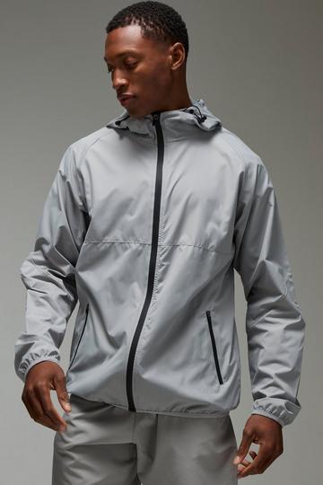 Man Active Ripstop Shower Resist Windbreaker khaki