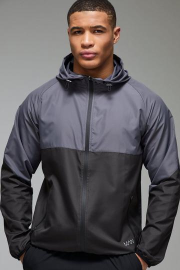 Man Active Ripstop Shower Resist Windbreaker multi