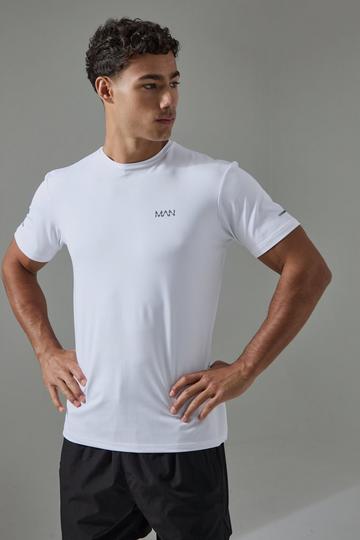 Man Active Performance T-Shirt white