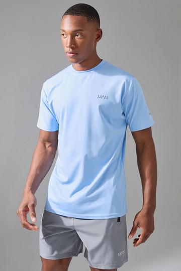 Man Active Performance Regular Fit T-shirt light blue