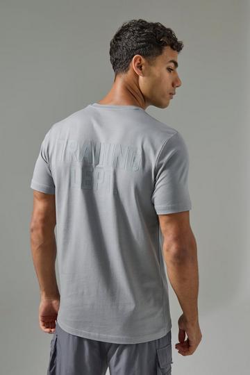 Man Active Training Dept Slim Fit T-shirt grey