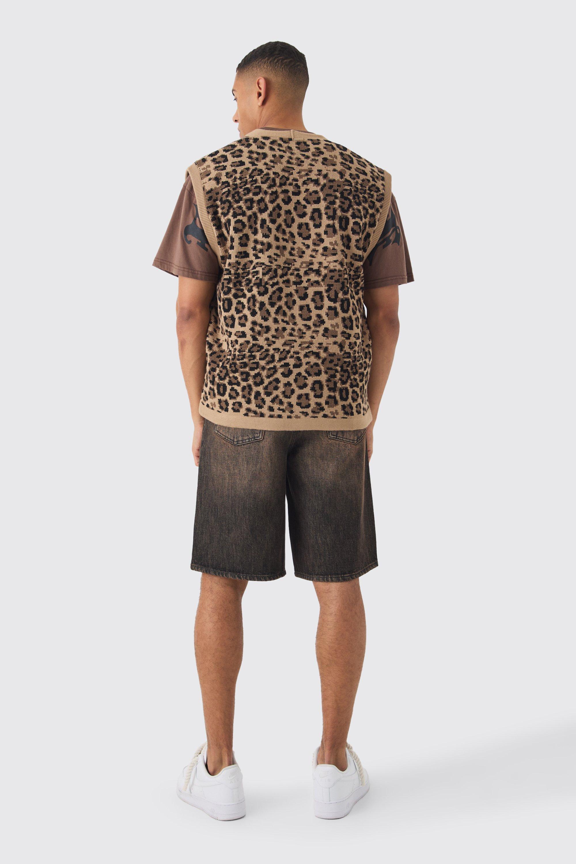 Pull leopard homme hotsell