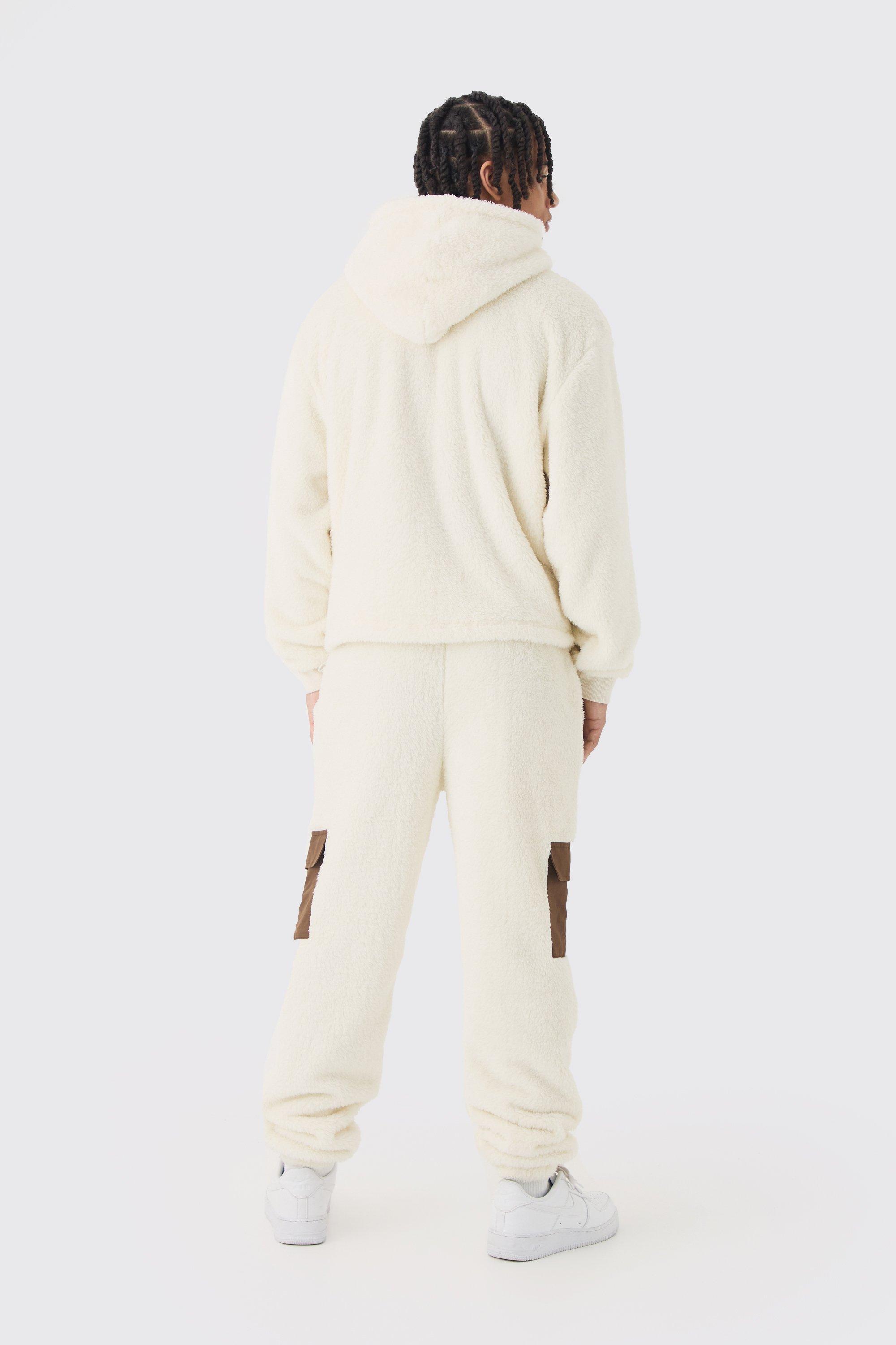 Cream borg joggers hotsell