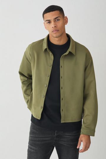 Oversized Scuba Boxy Shirt khaki