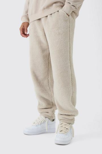 Oversized Borg Lounge Jogger stone