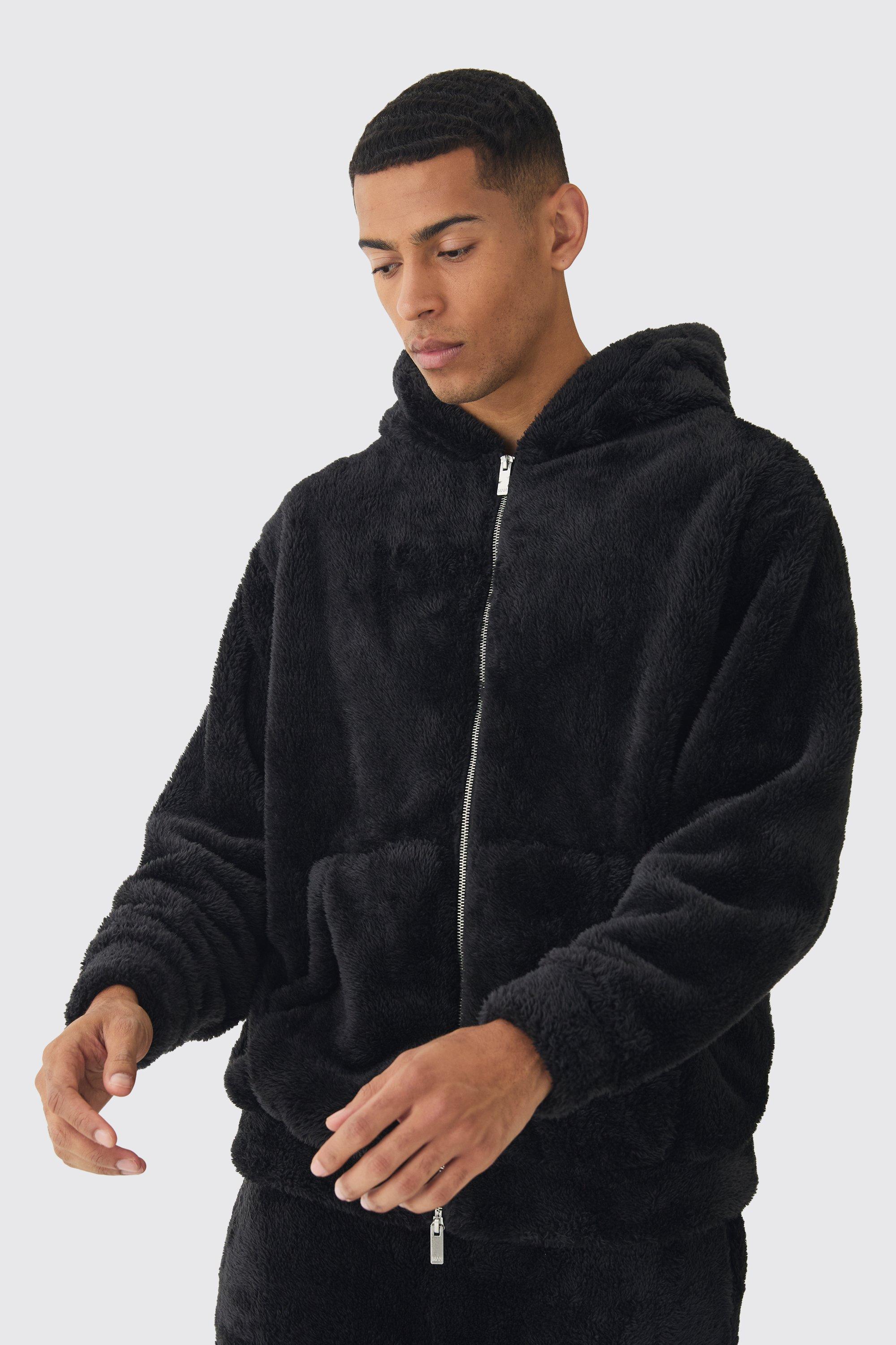 Borg teddy hoodie on sale