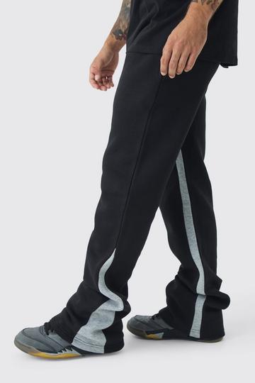 Stacked Fit Gusset Jogger black