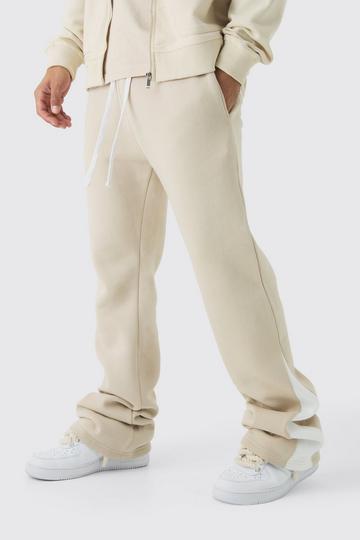 Stacked Fit Gusset Sweatpant stone