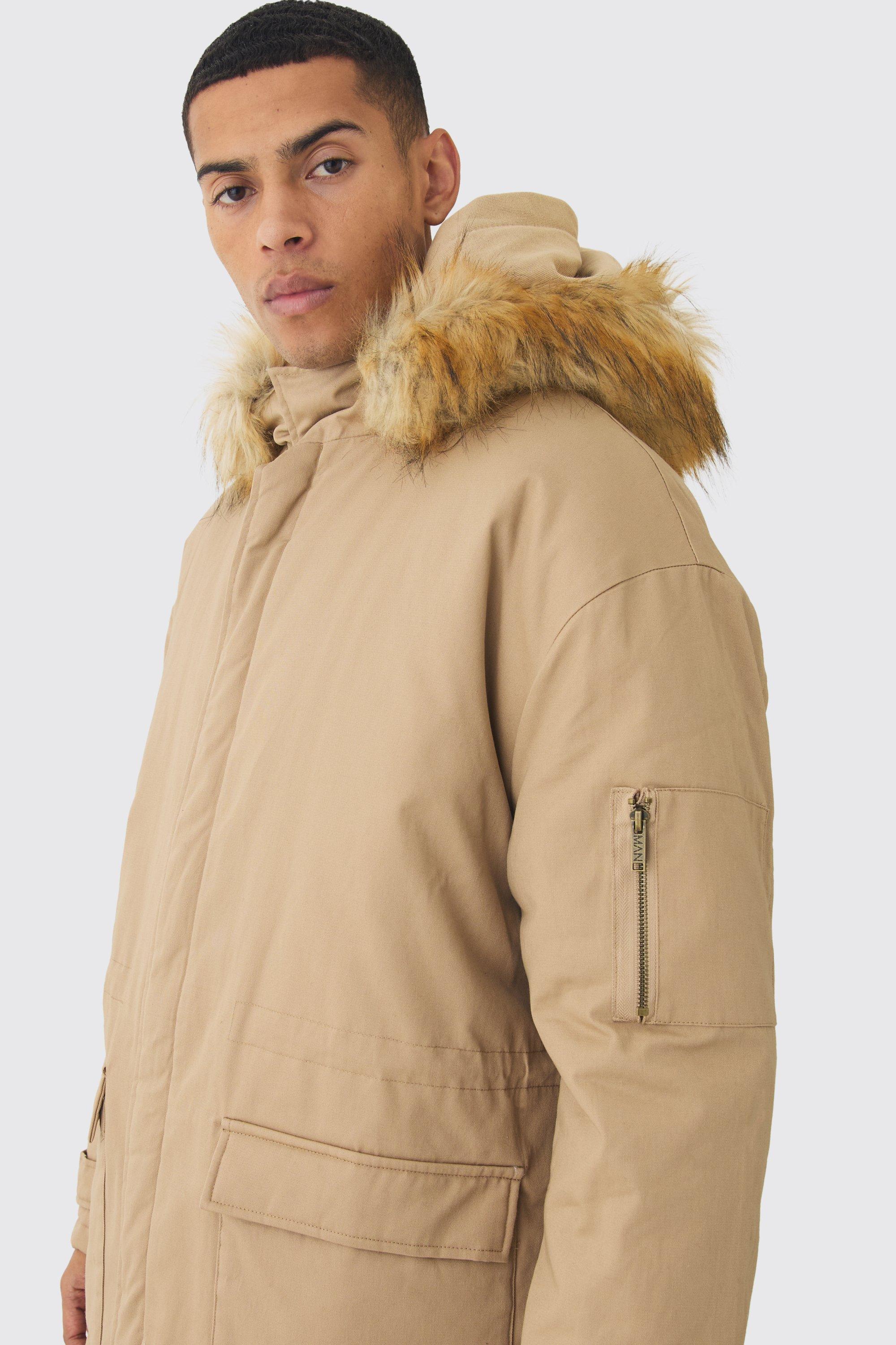 Fake fur hood trim online