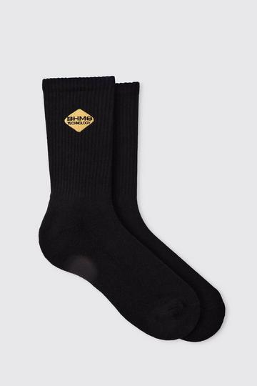 Moto BHMS Embroidered Socks black