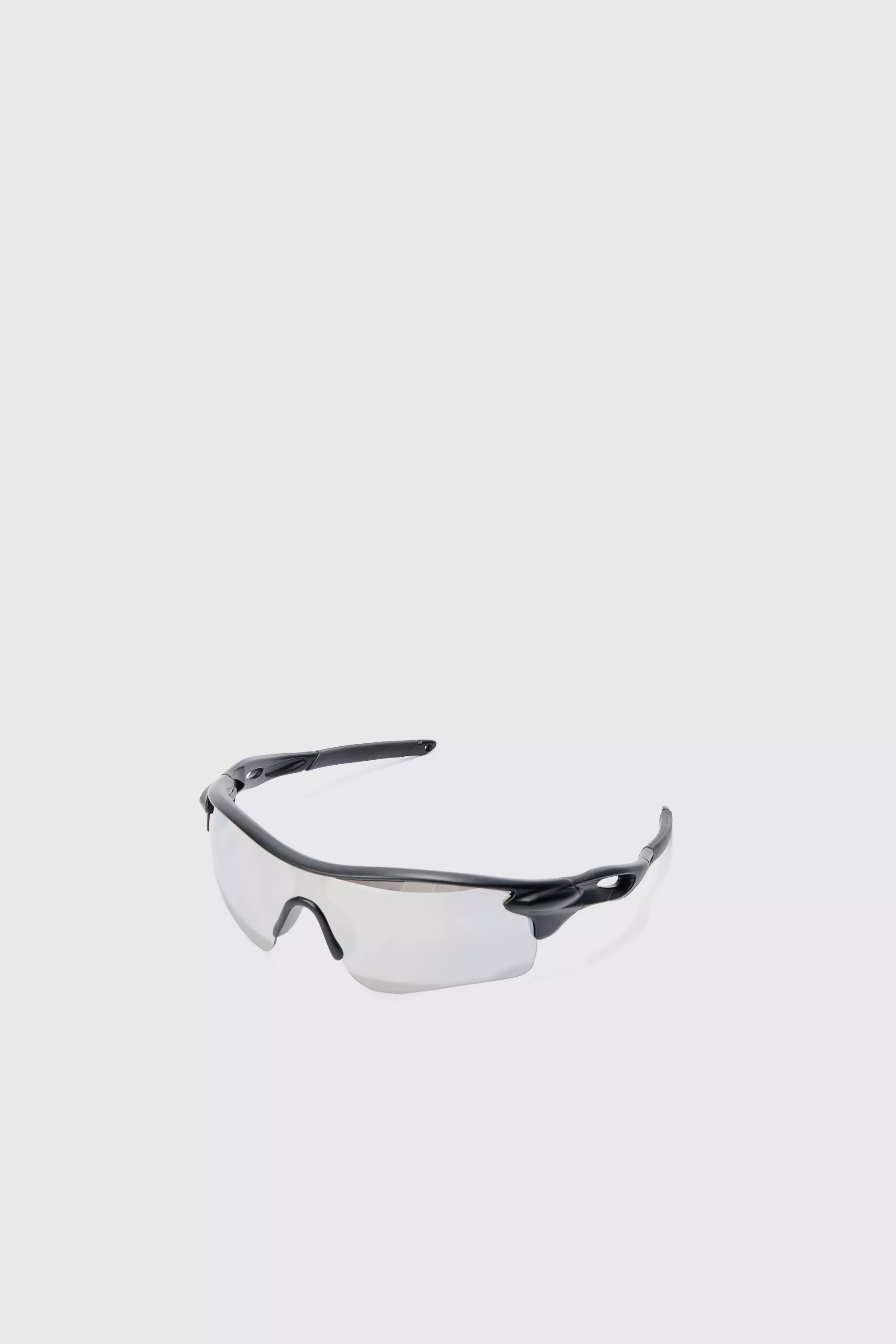 Silver Man Active Rubberised Mirrored Sunglasses alternative image