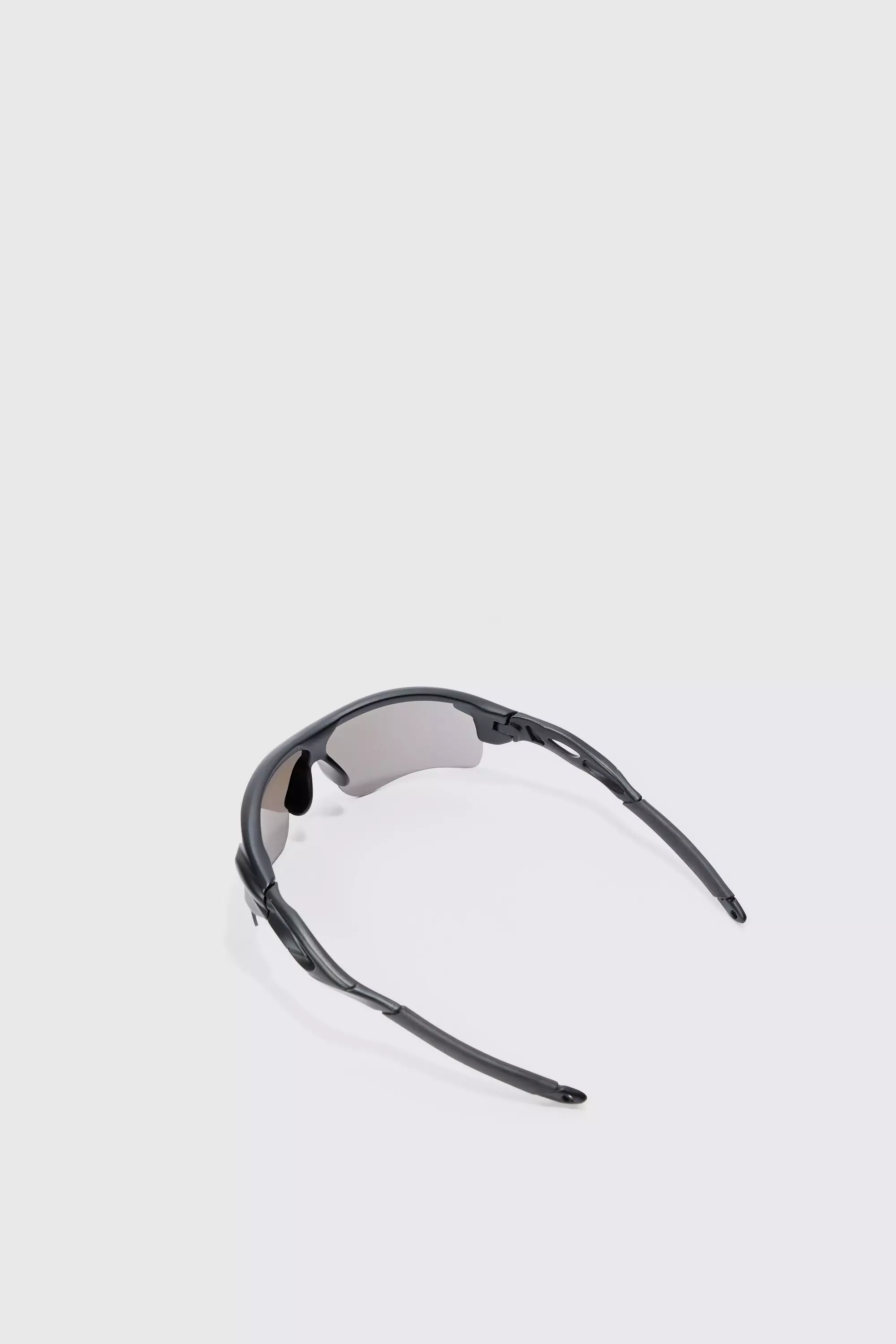 Silver Man Active Rubberised Mirrored Sunglasses alternative image