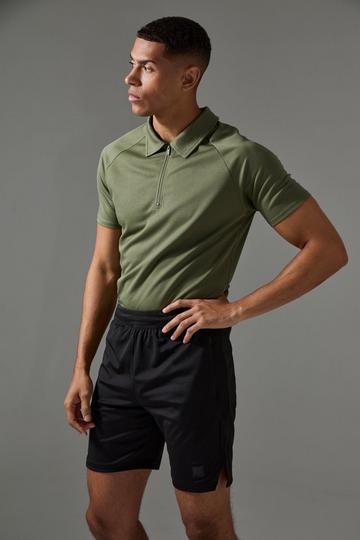 Man Active Golf Polo khaki