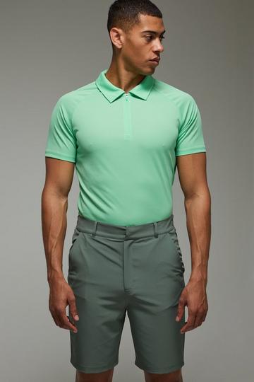 Man Active Golf Polo light green