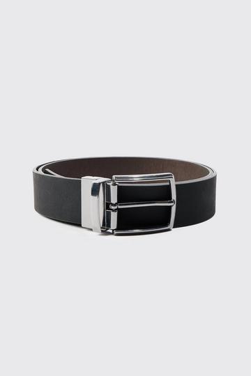 Brown Reversible Belt In Brown