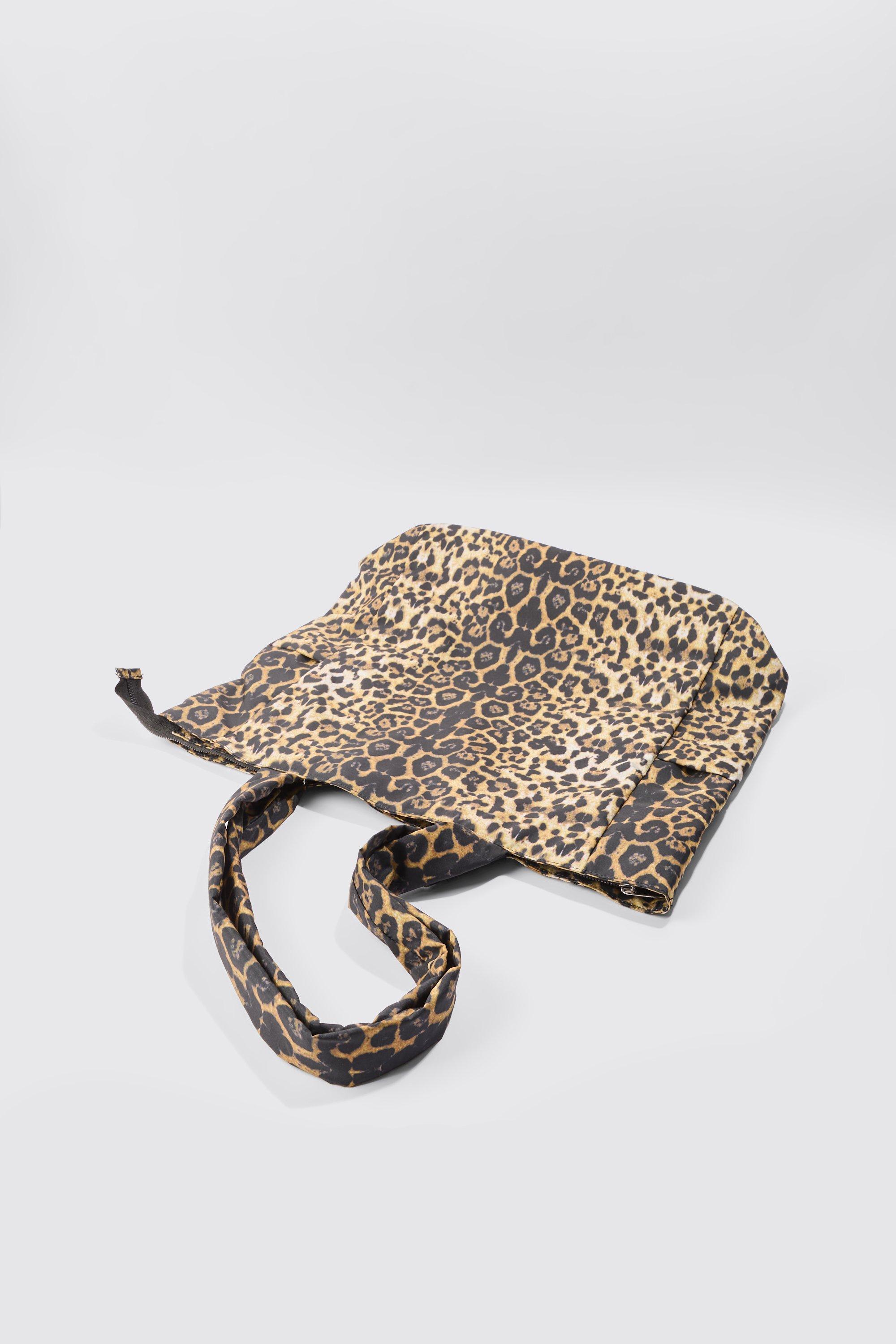 Yellow leopard print bag hotsell