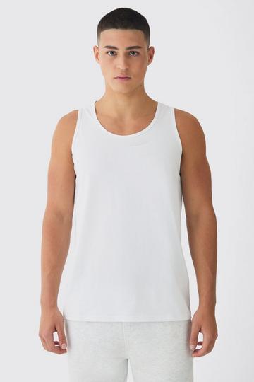 White Basic Tank Top