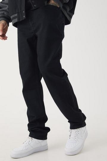 Tall Straight Rigid Jean true black