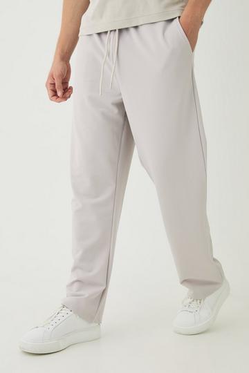 Straight Leg Jersey Twill Jogger grey marl