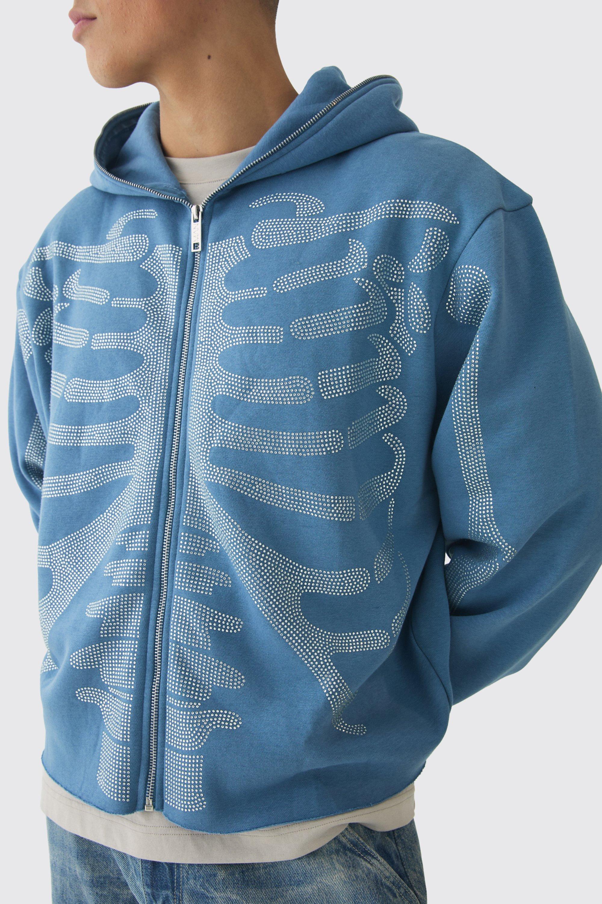 Skeleton jacket hoodie online