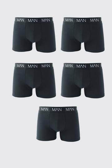 5 Pack Man Trunks black