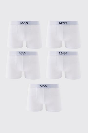 Man Boxers (5 Stuks) white