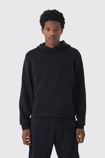 Black Basic Over The Head Hoodie