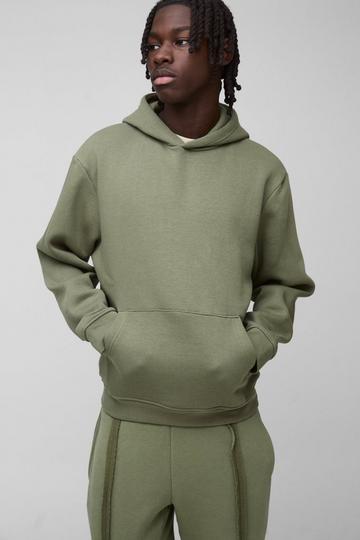 Basic Overhead Hoodie olive