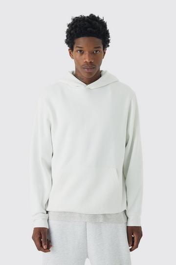 330GSM Regular Fit Over The Head Basic Hoodie white