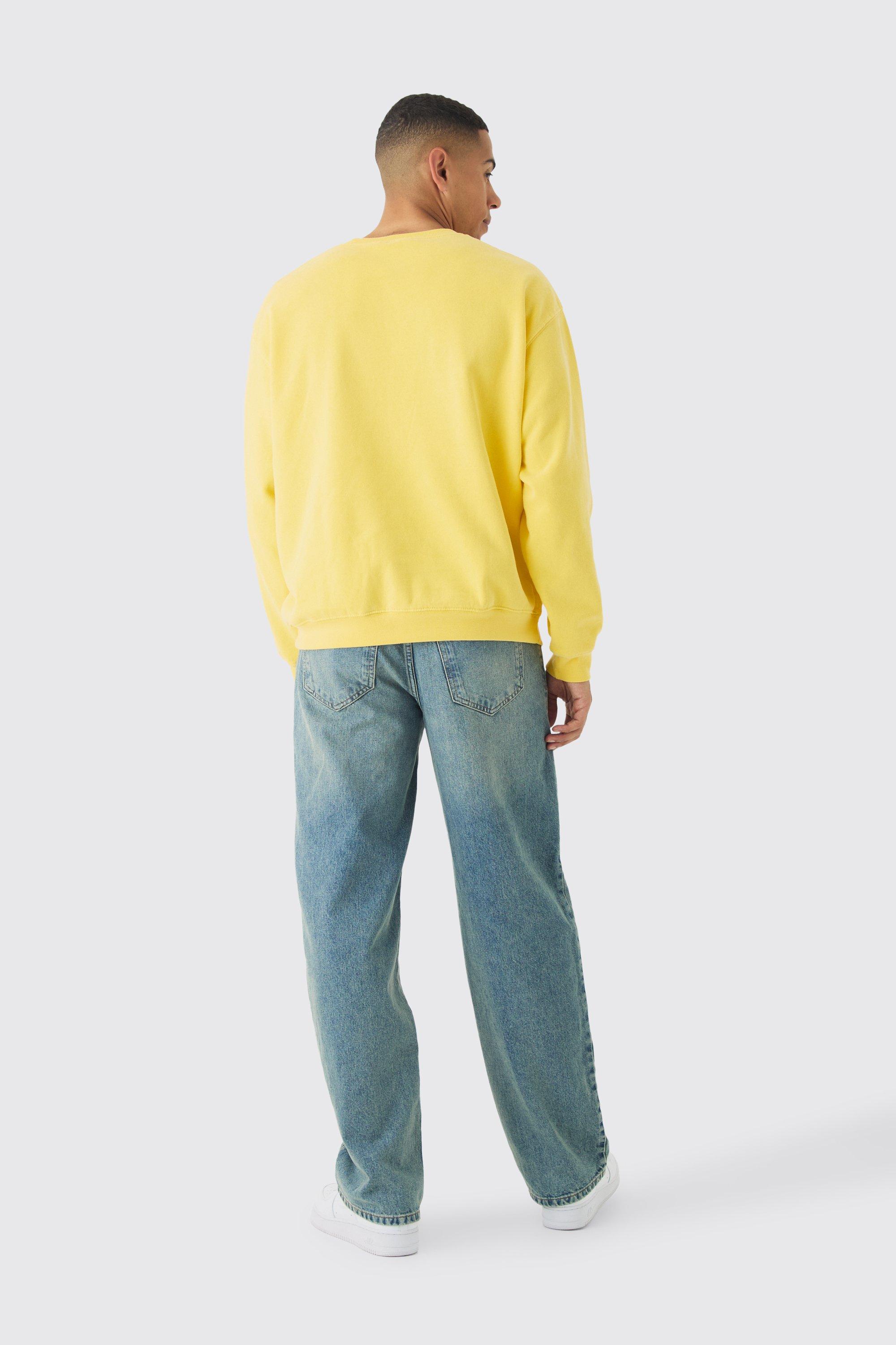 Oversized Washed Sweatshirt