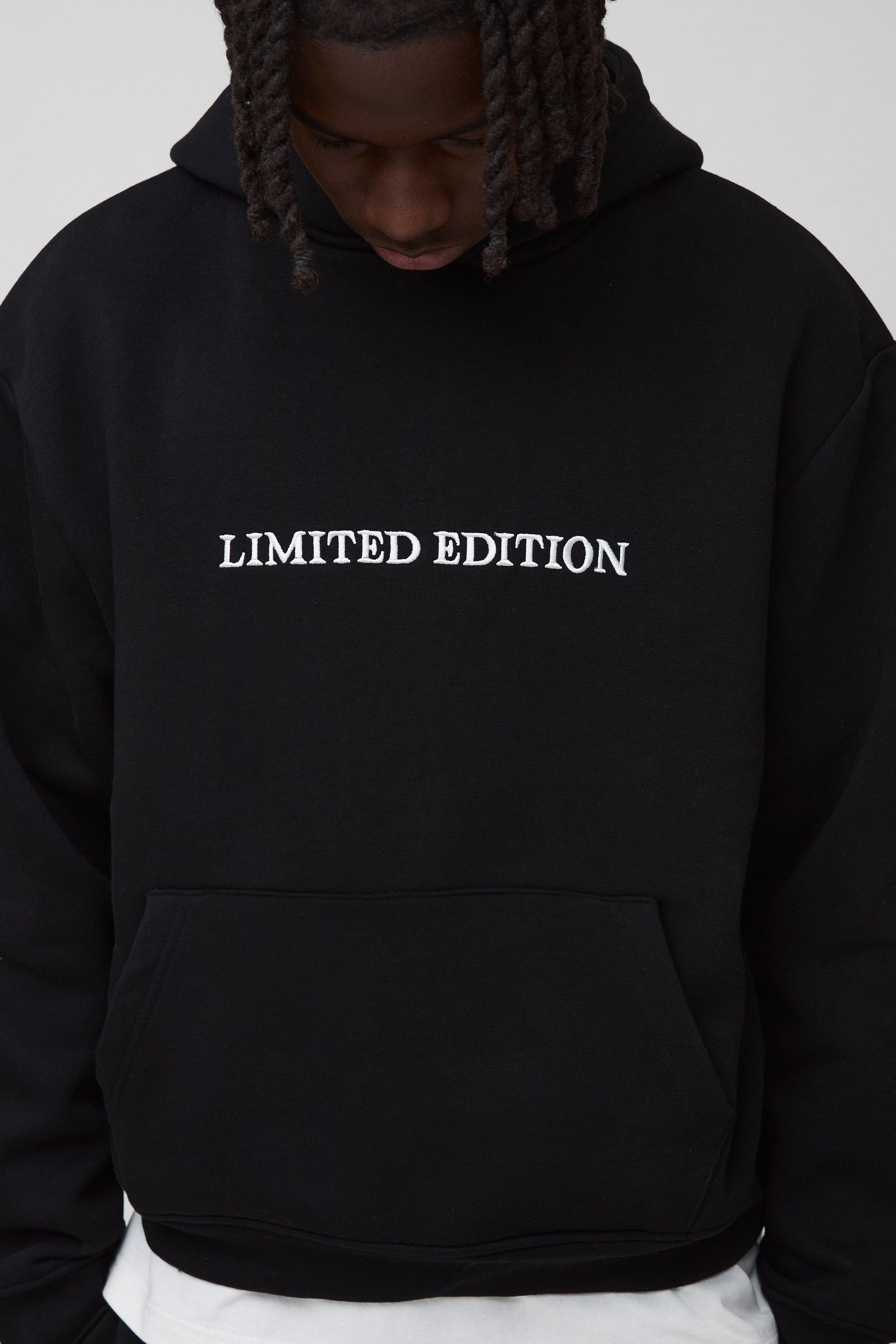 330GSM Oversized Boxy Limited Edition Hoodie boohoo