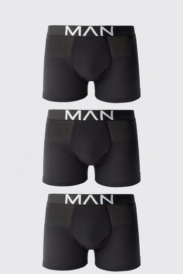 Man Boxers (3 Stuks) black